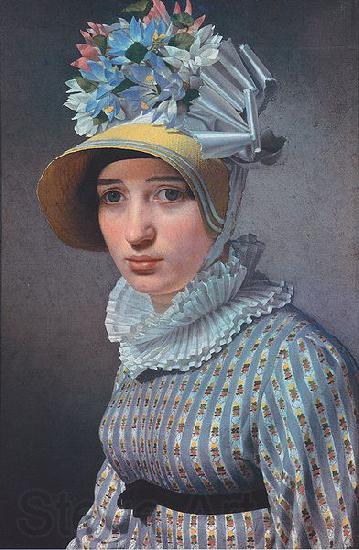 Christoffer Wilhelm Eckersberg Portrat der Anna Maria Magnan Spain oil painting art